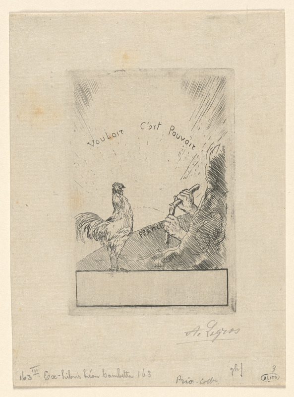 Ex-Libris Léon Gambetta