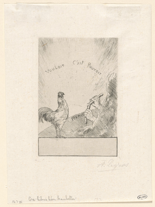 Ex-Libris Léon Gambetta