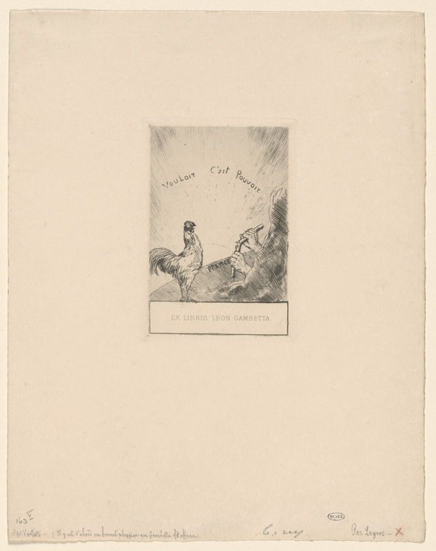 Ex-Libris Léon Gambetta