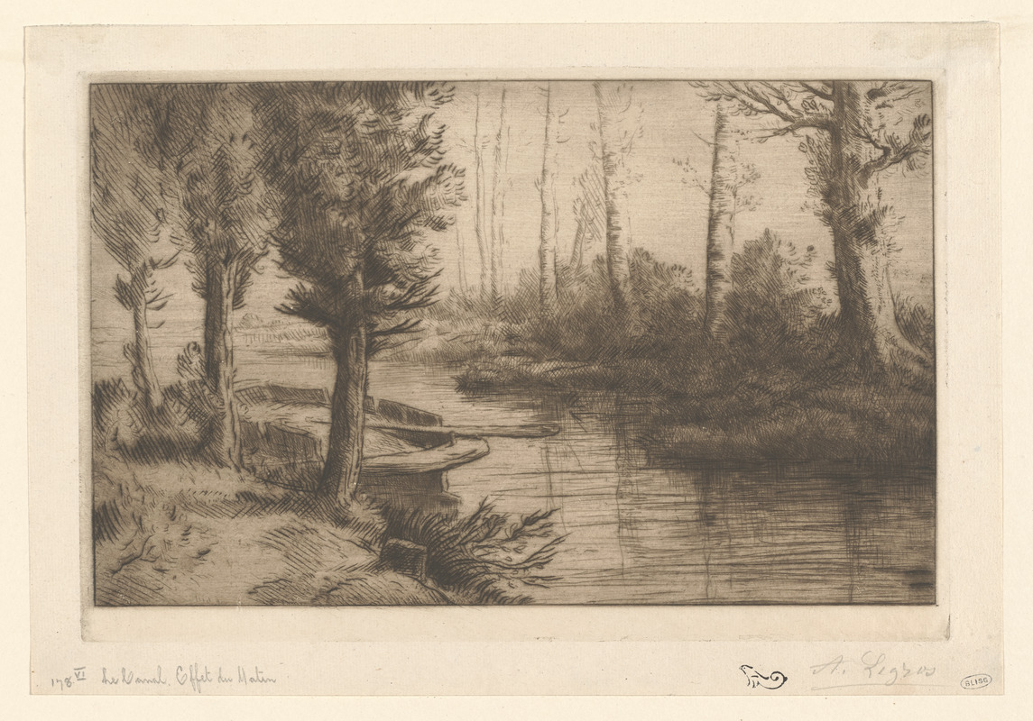 Le canal: Effet du matin