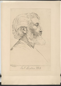 Portrait de Sir Frederick Leighton, P.R.A. (2nd plate)
