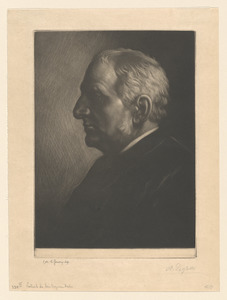 Portrait de Sir Seymour Haden (mezzotint)