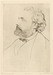 Portrait de Léon Gambetta (3rd plate)
