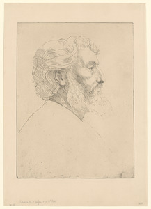 Portrait de Sir F. Leighton, P.R.A. (1st plate)