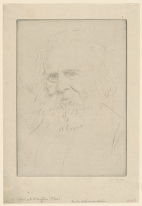 Portrait de W. H. Longfellow (1st plate)