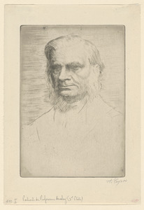 Portrait du Professeur Huxley (3rd plate)