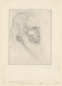 Portrait de Lord A. Tennyson (3rd plate)