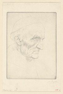 Portrait du Cardinal Manning (3rd plate)
