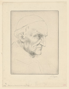 Portrait du Cardinal Manning (3rd plate)