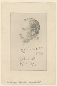 Portrait de professeur W. Cawthorne Unwin