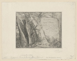 Frontispiece: Design for monument to A. Stevens