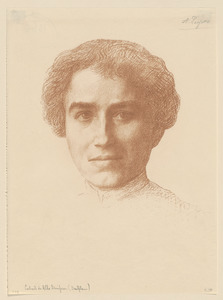 Portrait de Mlle. Simpson (Litho)