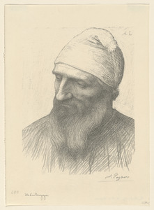 Tête d'un Bourguignon (Litho)