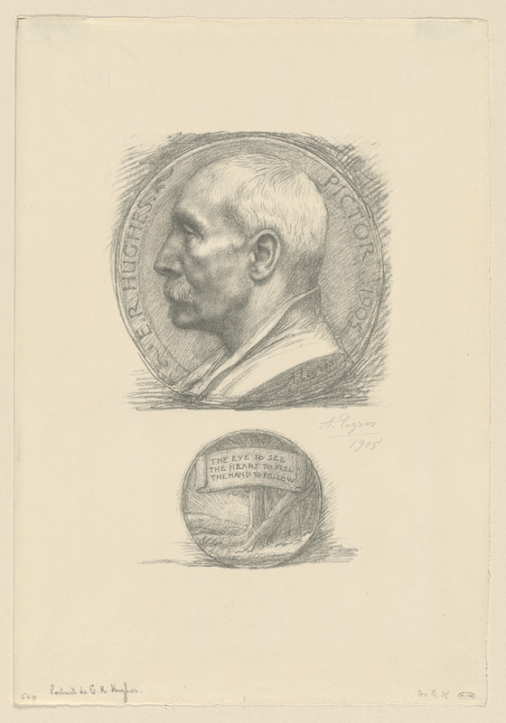 Portrait de E.R. Hughes (Litho)