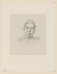 Portrait de Mme. Kemp (3rd plate), de face (Litho)
