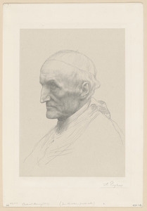 Portrait du Cardinal Manning (2nd plate) (Litho)
