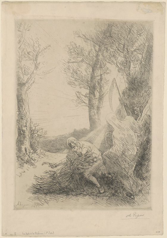 La Mort et le bûcheron (1st plate)
