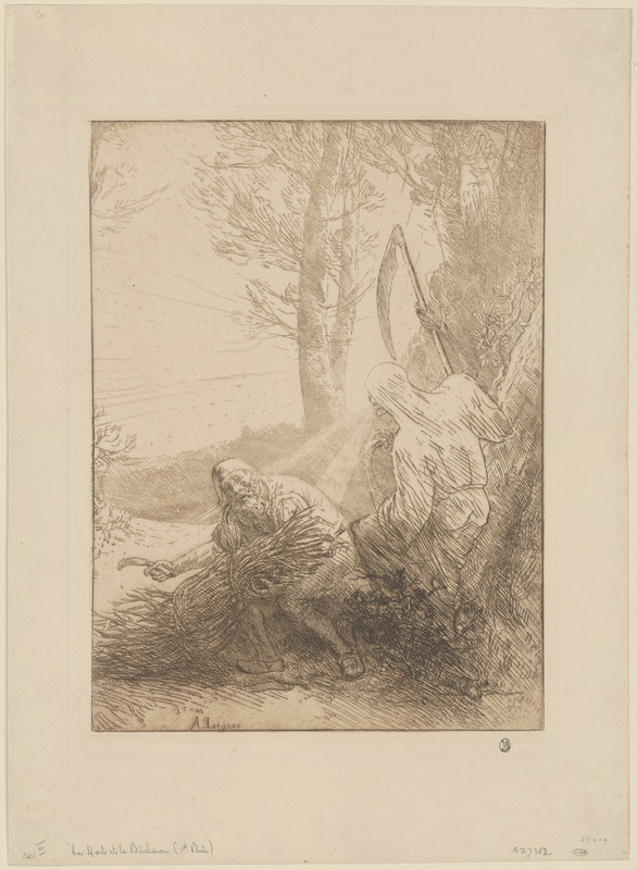 La Mort et le bûcheron (1st plate)