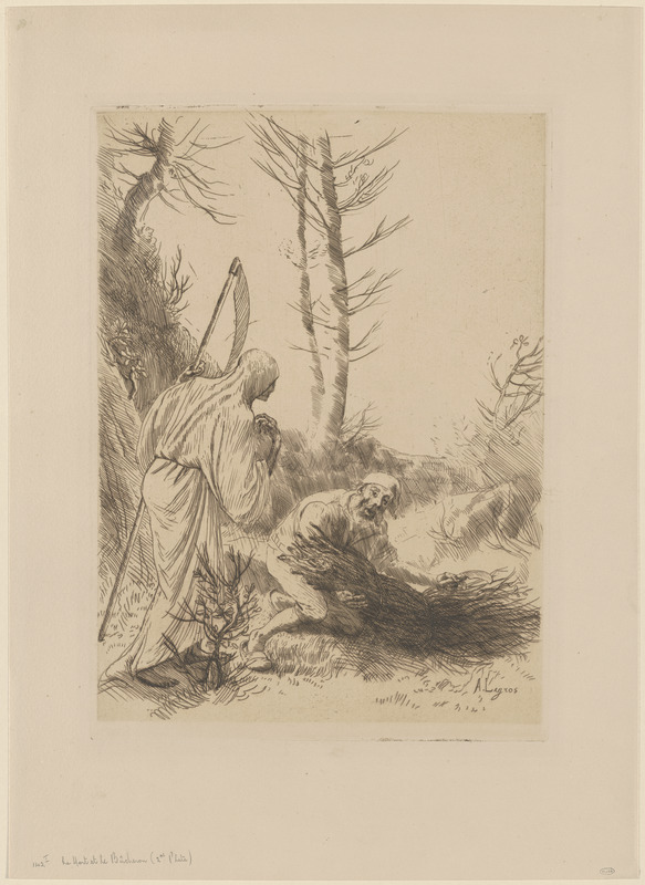 La Mort et le bûcheron (2nd plate)