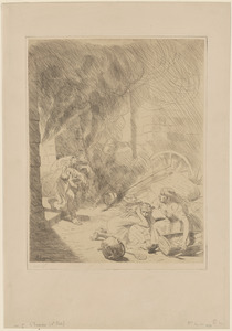 L'Incendie (2nd plate)