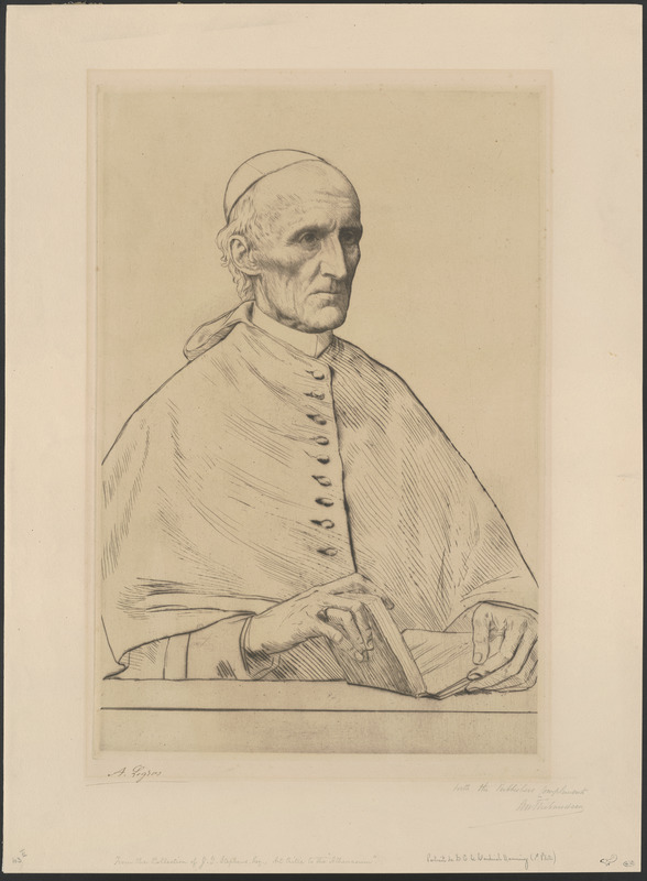 Portrait de S.E. le Cardinal Manning (1st plate)