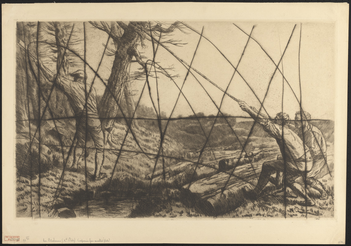 Les bûcherons (2nd plate)