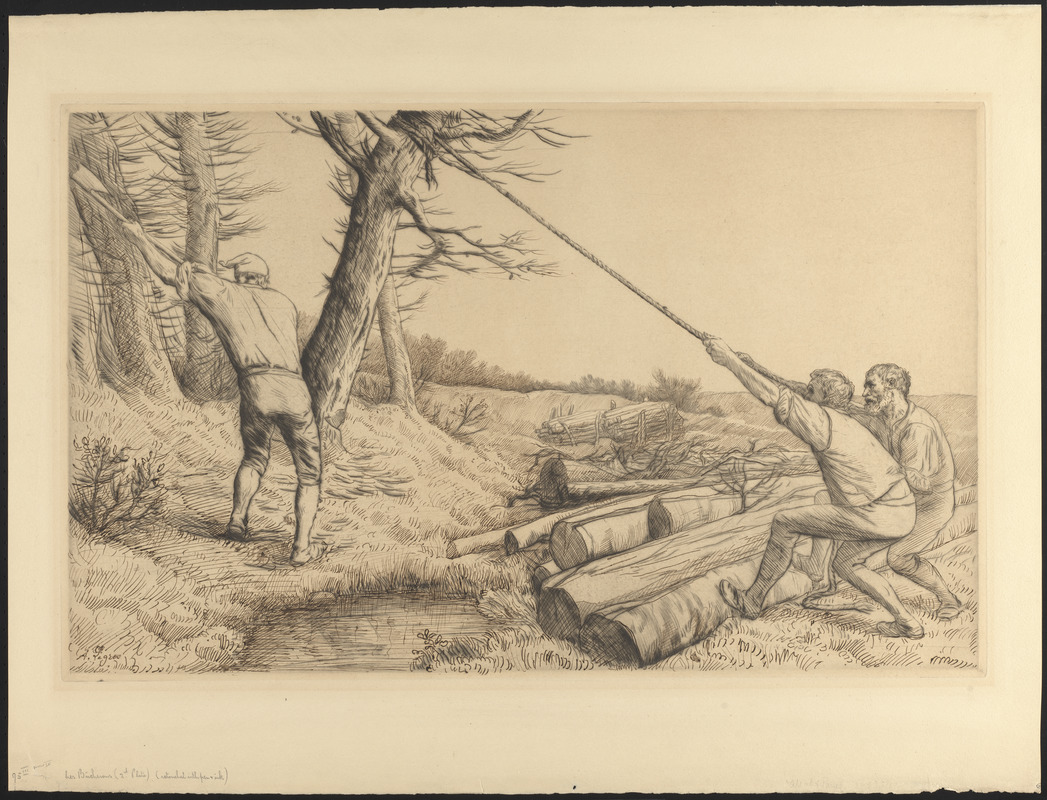 Les bûcherons (2nd plate)