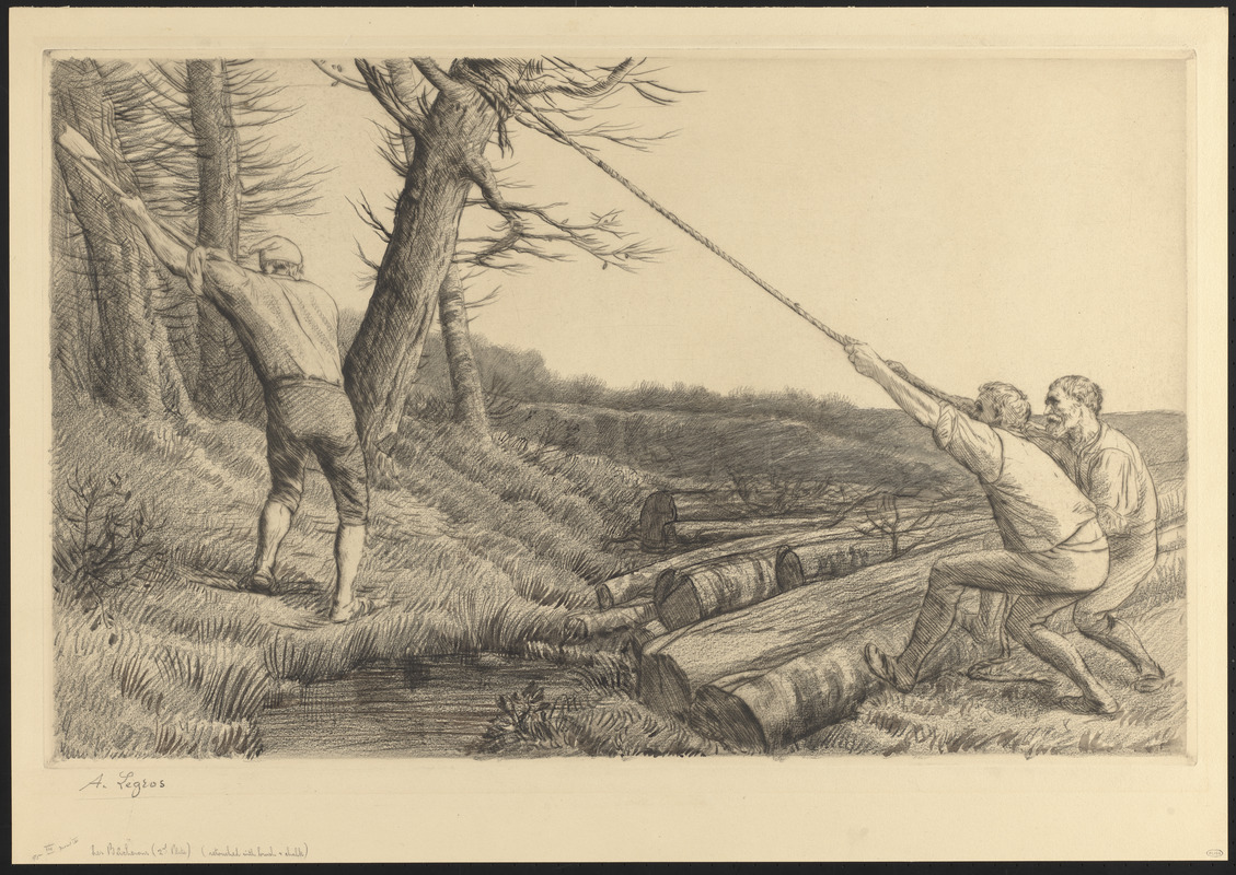 Les bûcherons (2nd plate)