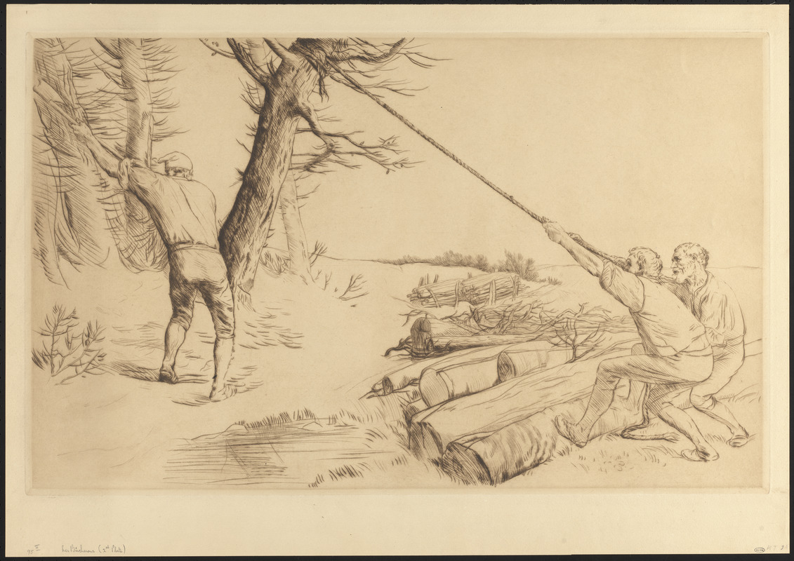Les bûcherons (2nd plate)