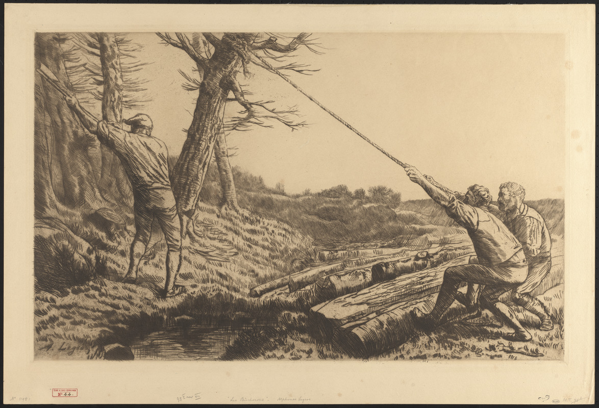 Les bûcherons (2nd plate)
