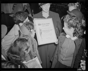 Mrs. Larson at Youth on Parade