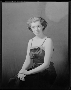 Portrait of a seated woman. Possibly Betty Welsh