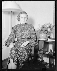 Portrait of a seated woman