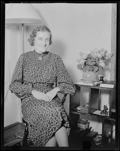 Portrait of a seated woman