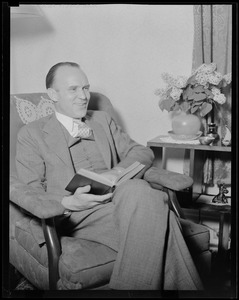 Portrait of a seated man