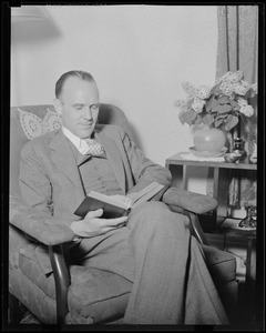 Portrait of a seated man