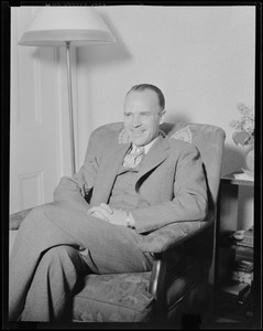Portrait of a seated man
