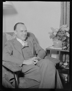 Portrait of a seated man
