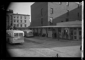 Side view of a Eastern Mass. St. Railway Co. Salem Terminal