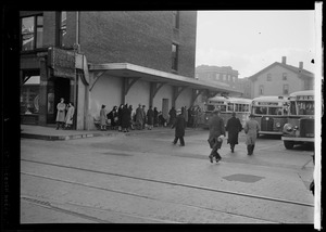 Side and rear view of a Eastern Mass. St. Railway Co. Salem Terminal