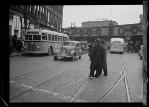 View of bus terminal in Lynn