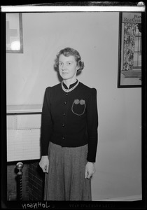 Standing portrait of Miss Johnson