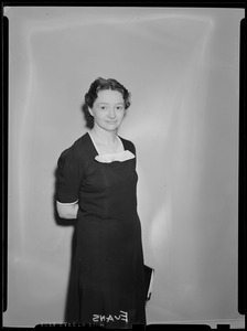 Standing portrait of Mrs. Evans