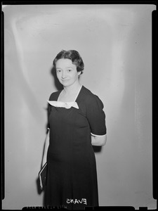 Standing portrait of Mrs. Evans