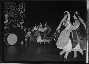 International Institute Costume Ball, people dancing