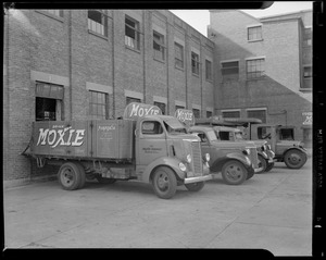 Row of Moxie trucks
