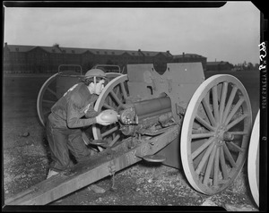 Pvt. Frank Jones at Fort Deves