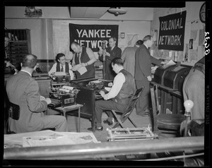 War news room at Yankee and Colonial Network