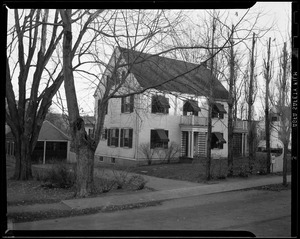 Mrs. Edmund's house with trees