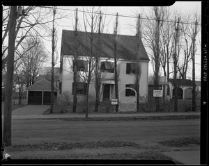 Mrs. Edmund's house from the front